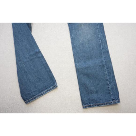 Levi's 514 Slim Straight Fit Rugged Denim Blue Jeans Mens Size 34 x 34 - Picture 4 of 9